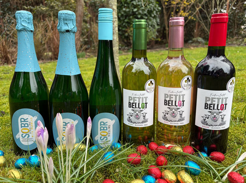 Gemengde doos alcoholvrije wijnen